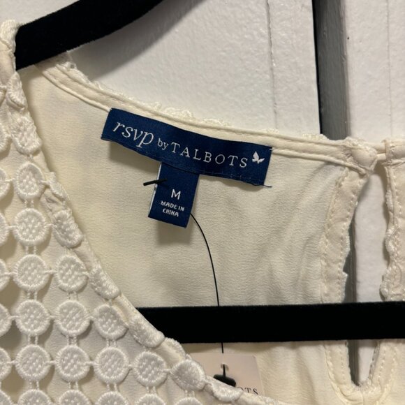 RSVP by Talbots Lace Top Medium NWT - Picture 5 of 5